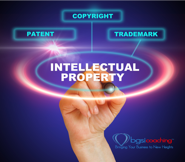 intellectual property | patent | copyright | trademark | BGSICoaching | hand writing terms on glass